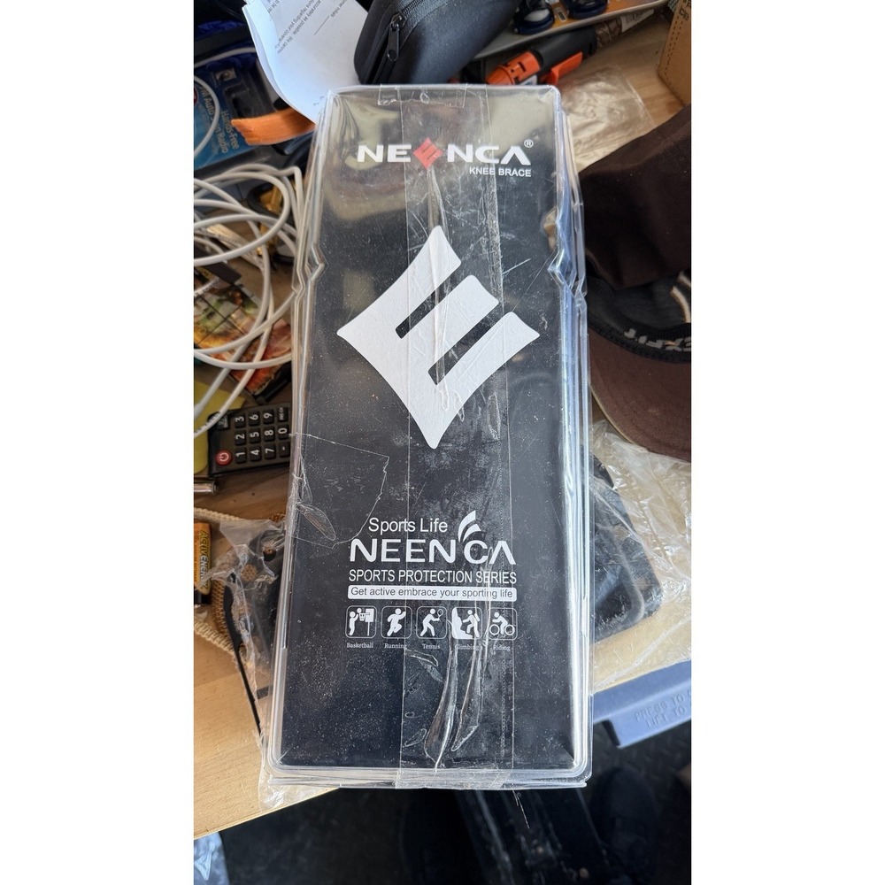 NEENCA Knee Brace‎ Compression Support Adjustable Strap Black